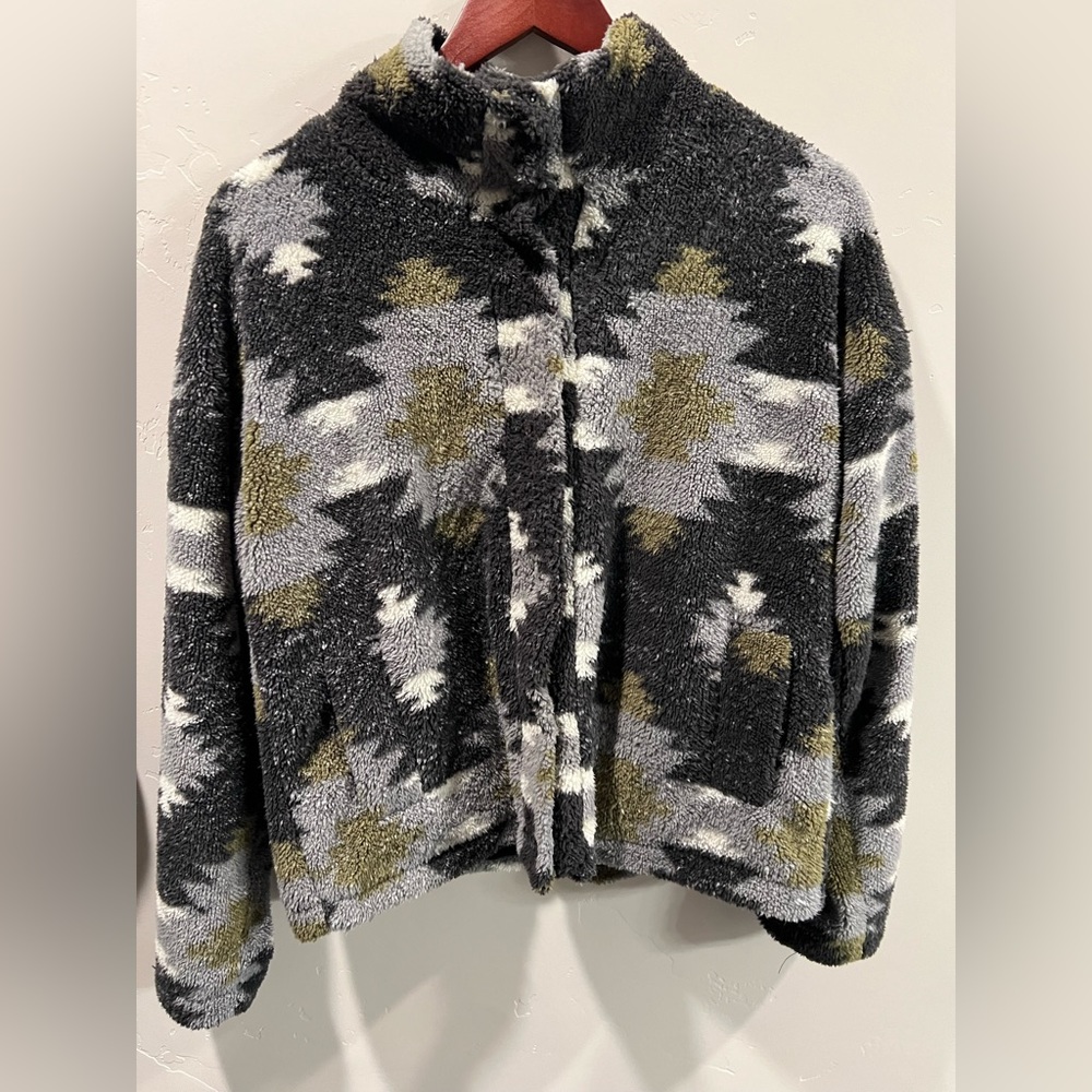 Soft fleece jacket sweater